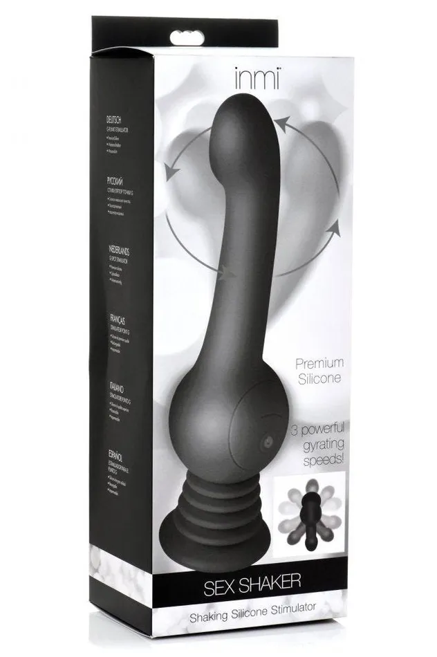 Anal Sd Sex Shaker Silicone Stimulator Black