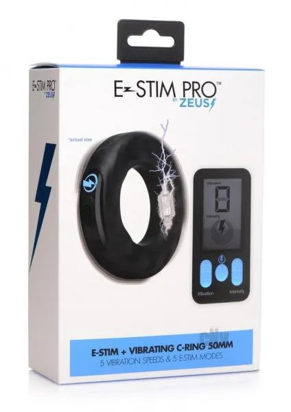 Anal Seductucom Zeus Vibe Estim Cockring WRemote 50mm