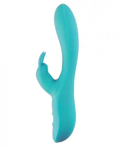 Sensuelle Vibrators Sensuelle Brandii Bendable Rabbit Vibrator Teal Blue