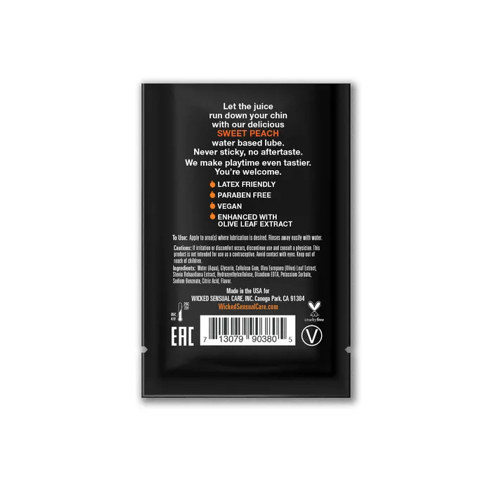 Aqua Sweet Peach Sachet Wicked Vibrators