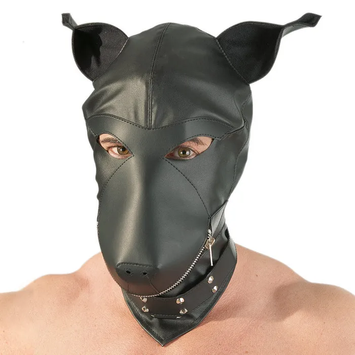 Fetish Collection Restraints Imitation Leather Dog Mask Fetish Collection Restraints Imitation Leather Dog Mask