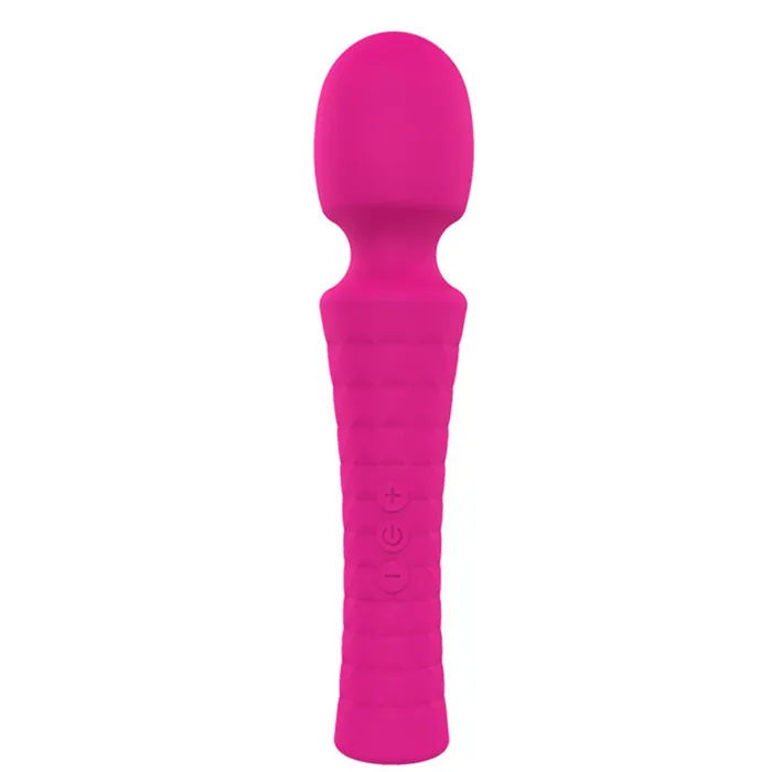 HC Vibrators HC 8x5 Wand Massager Vibrator USB Rechargeable Rose