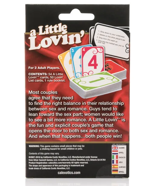 A Little Lovin Card Game California Exotic Novelties Games
