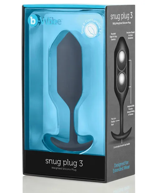 Anal Cotr INC Bvibe Weighted Snug Plug 3 180 G
