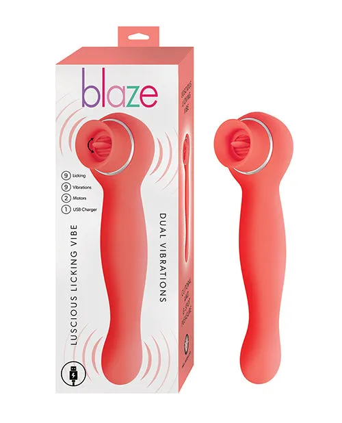 Blaze Lucious Licker Vibe Coral Nasstoys Vibrators