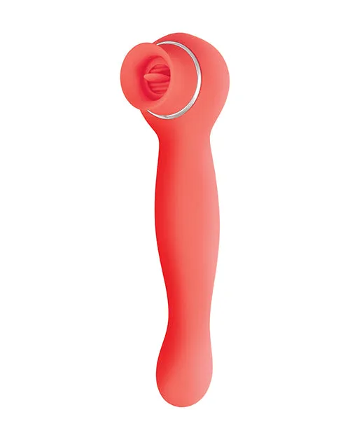 Blaze Lucious Licker Vibe Coral Nasstoys Vibrators
