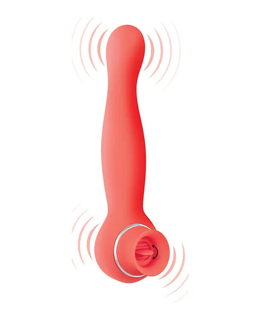 Blaze Lucious Licker Vibe Coral Nasstoys Vibrators