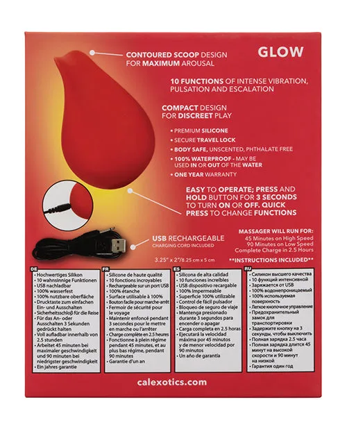 California Exotic Novelties Vibrators Red Hot Glow Red