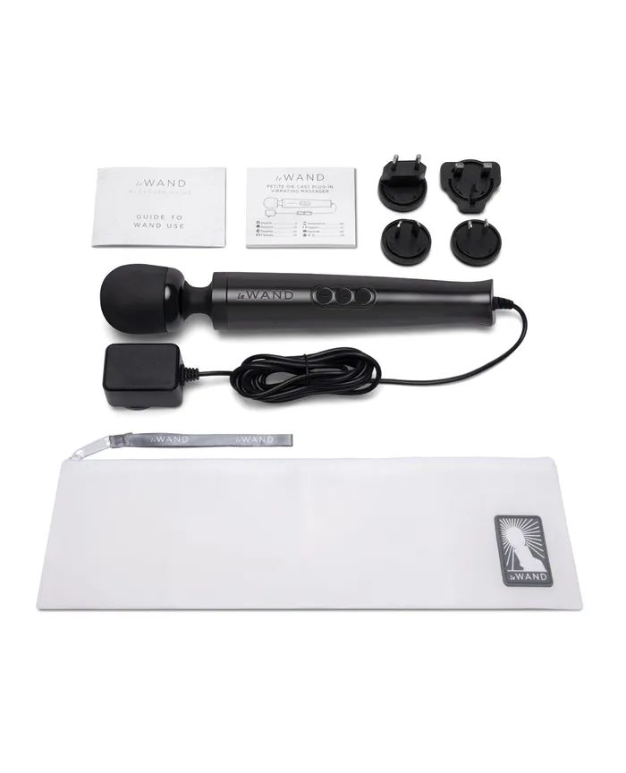 Cotr INC Anal Le Wand Die Cast PlugIn Massager Black