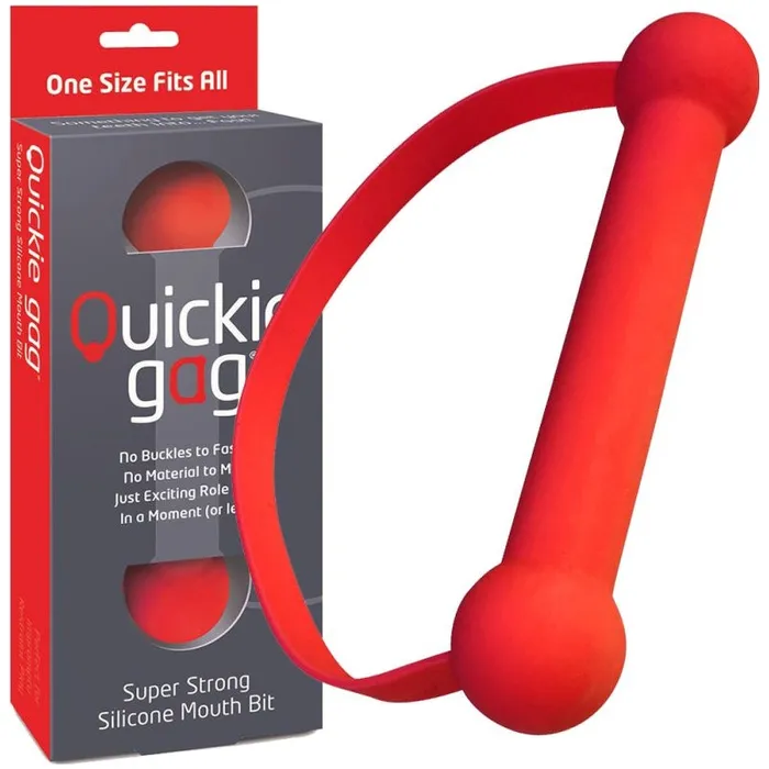 CreativeC Quickie Gag Mouth Bit Red CreativeC Vibrators CreativeC Quickie Gag Mouth Bit Red CreativeC Vibrators