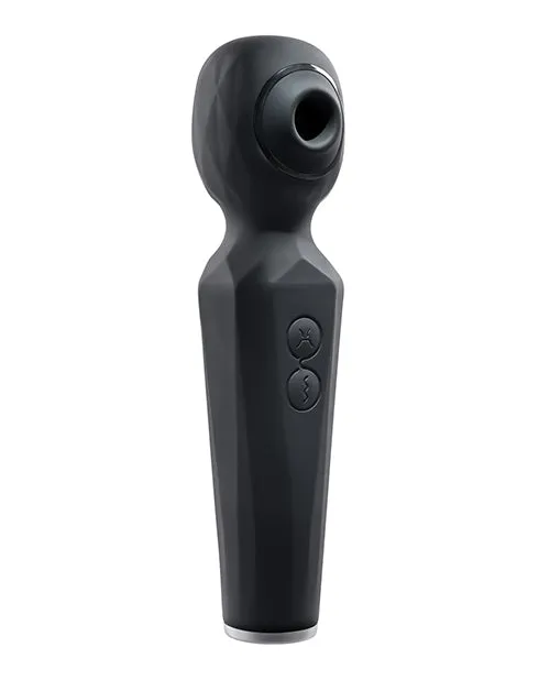 Evolved Rainbow Sucker Wand Black Evolved Novelties INC Vibrators