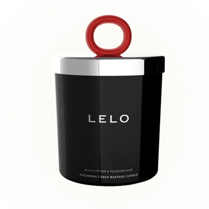 LELO LELO Flickering Touch Massage Candle PepperPomegranate Vibrators