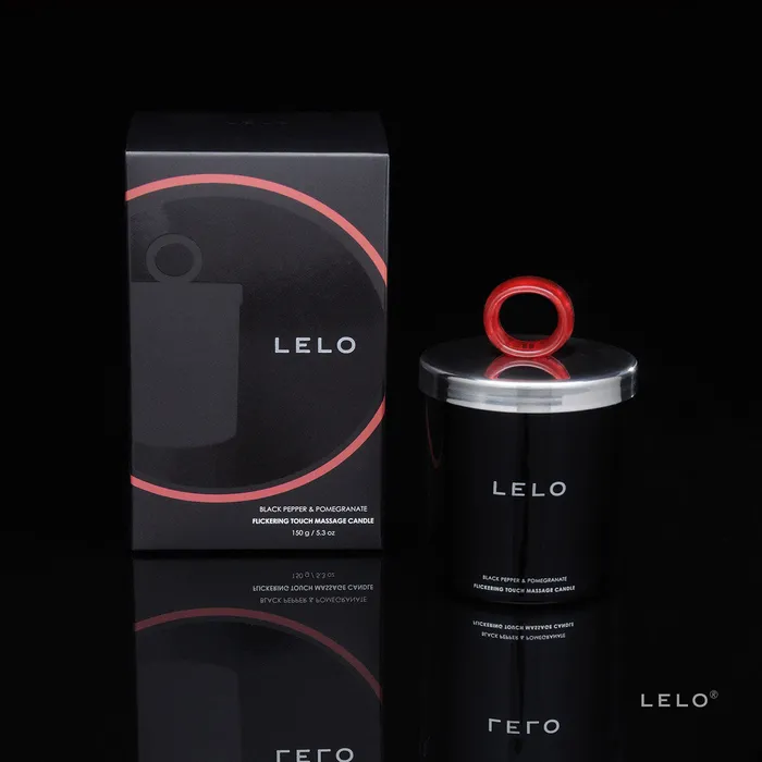 LELO LELO Flickering Touch Massage Candle PepperPomegranate Vibrators LELO LELO Flickering Touch Massage Candle PepperPomegranate Vibrators
