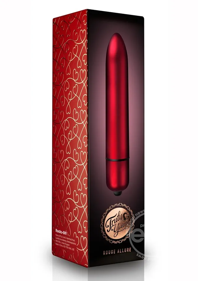 Truly Yours Rouge Allure Bullet Vibrator Red ECN Vibrators