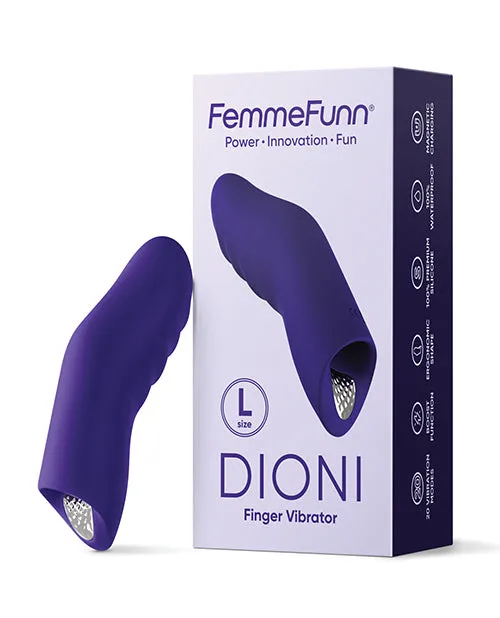 Vvole LLC Vibrators Femme Funn Dioni Wearable Finger Vibe Dark Purple