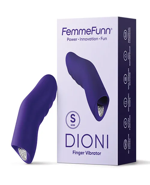 Vvole LLC Vibrators Femme Funn Dioni Wearable Finger Vibe Dark Purple