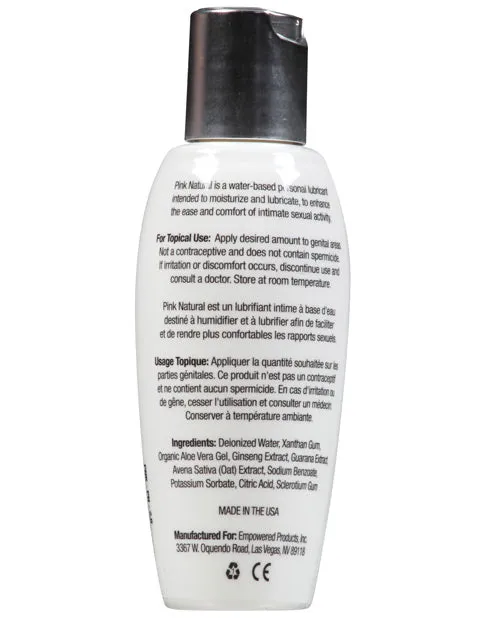 Empowered Products Vibrators Pink Natural Water Based Lubricant For Women Empowered Products Vibrators Pink Natural Water Based Lubricant For Women