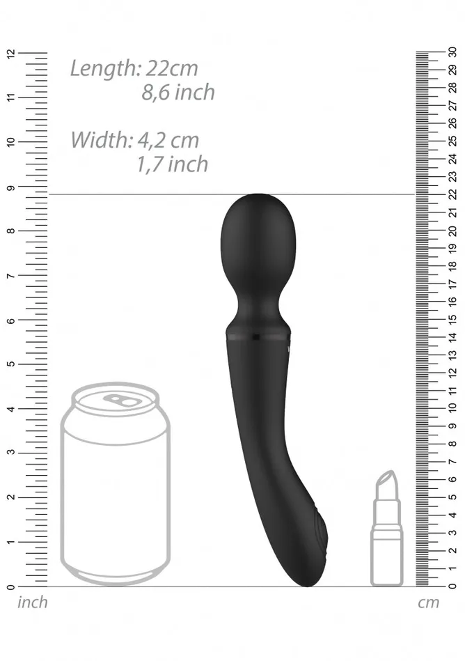 Enora Wand Vibrator Black Shots America Vibrators