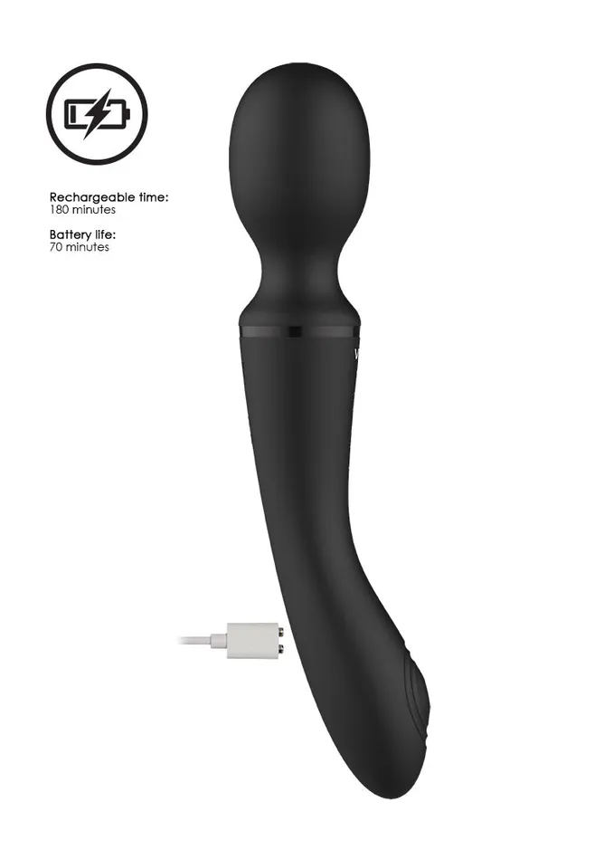 Enora Wand Vibrator Black Shots America Vibrators