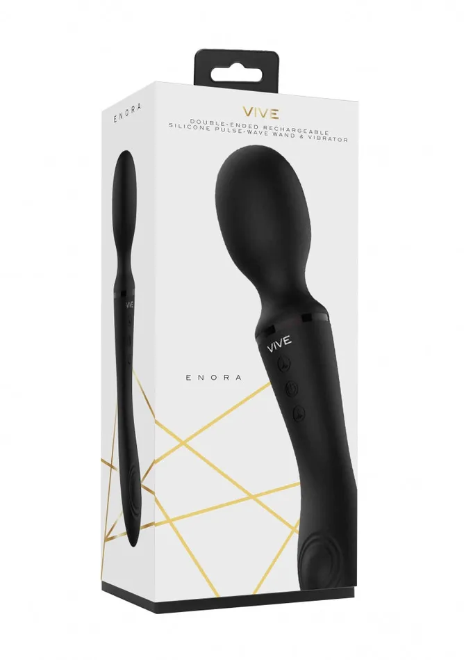 Enora Wand Vibrator Black Shots America Vibrators