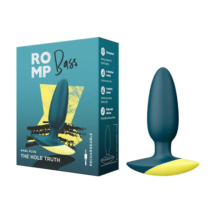 Nalpac Anal ROMP Bass Rechargeable Silicone Vibrating Anal Plug Dark Green Nalpac Anal ROMP Bass Rechargeable Silicone Vibrating Anal Plug Dark Green