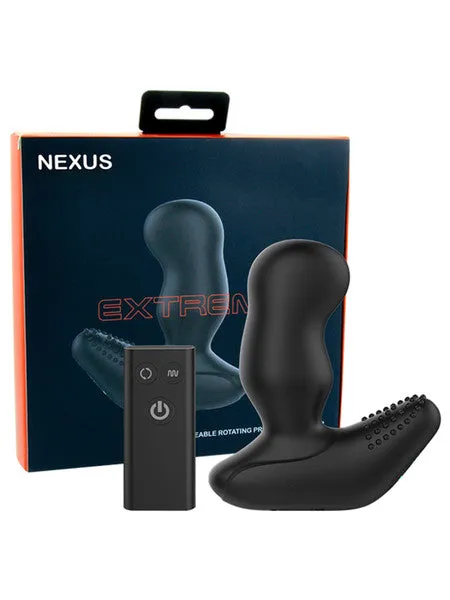 Nexus Anal Nexus Revo Extreme Waterproof Remote Control Rotating Prostate Massager Black