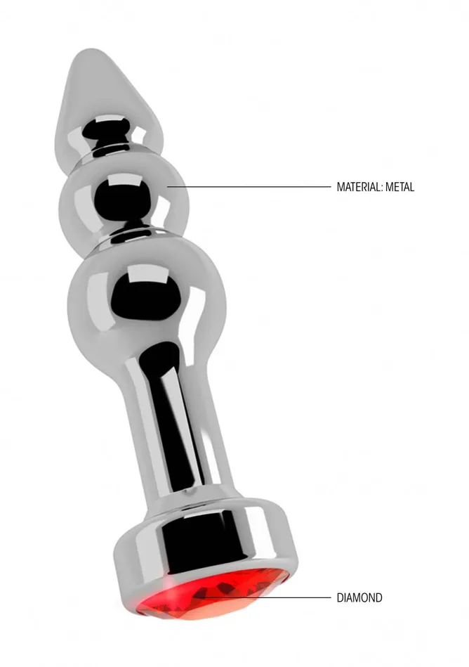 R7 Silver Plug 39 Inch Red Sapphire Shots America Anal