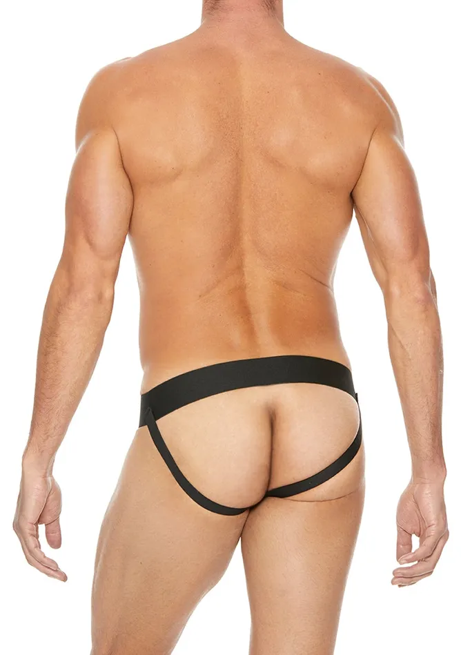 Shots America Vibrators Plain Front With Zip Jock Sm Blue