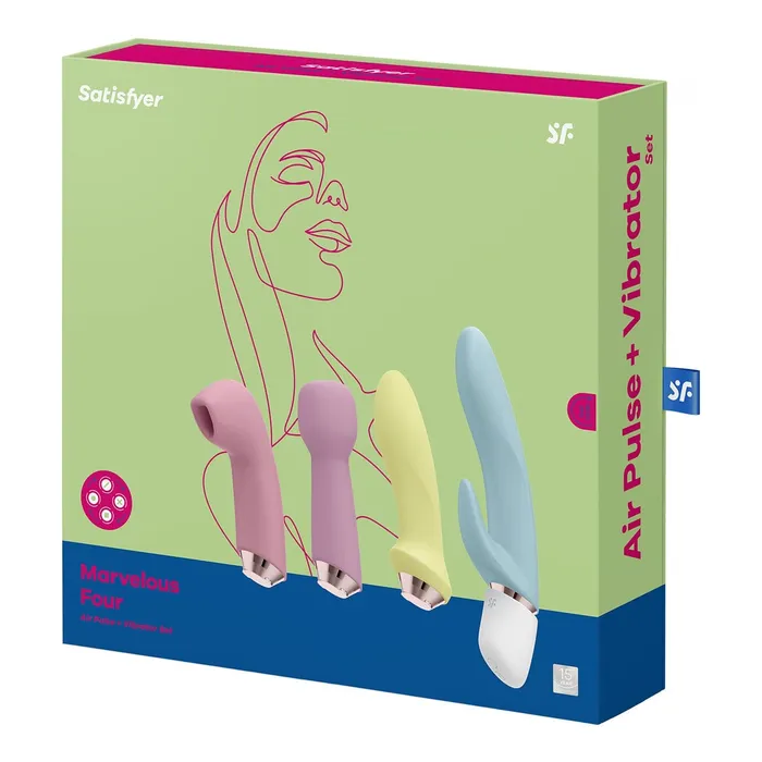 Vibrators Satisfyer Satisfyer Marvelous Four Air Pulse Vibrator Set