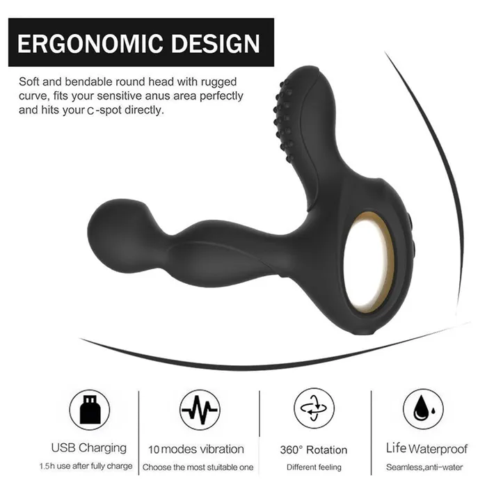 Anal Own Pleasures Heated Rotative Anal Vibrator