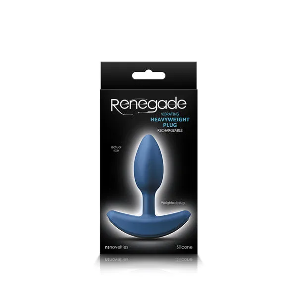Anal Renegade Heavyweight Plug Small Blue NS Novelties