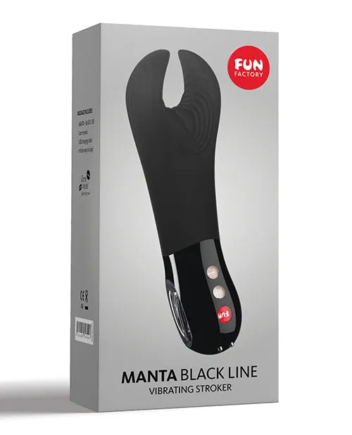Fun Factory Anal Black Line Manta Man Tool Black