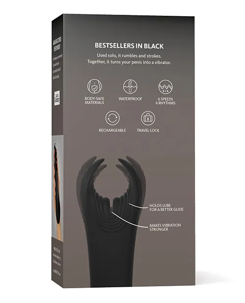 Fun Factory Anal Black Line Manta Man Tool Black