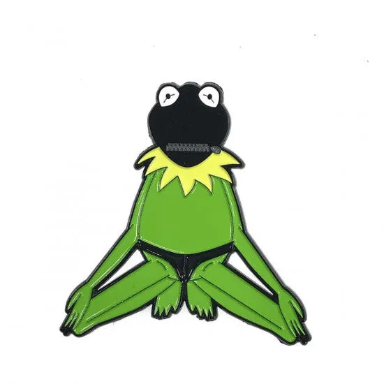 Geeky Kinky Kermit Masked Pin Geeky Kinky Vibrators