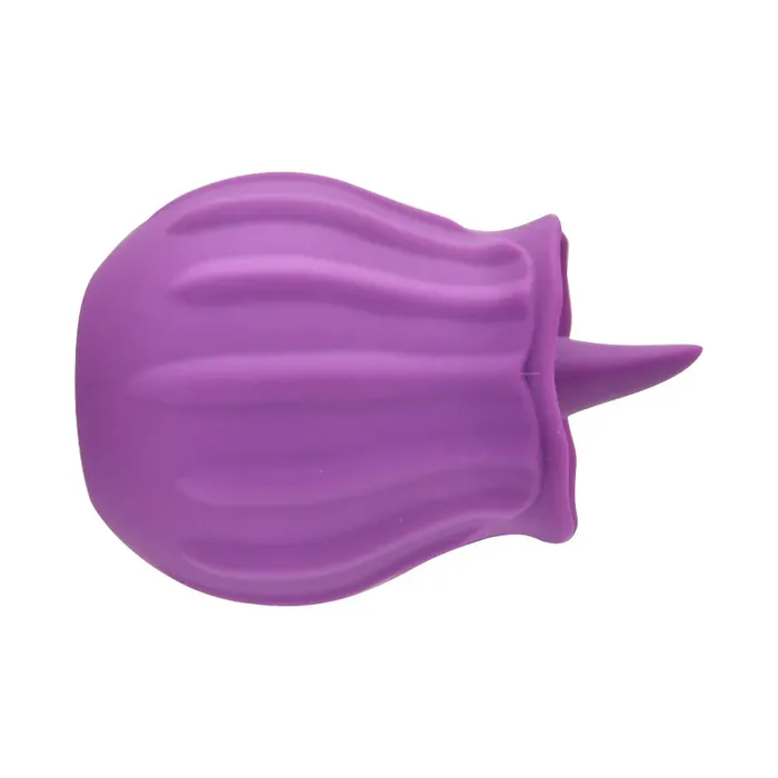 Vibrators Loving Joy Loving Joy Rose Licking Clitoral Vibrator Purple