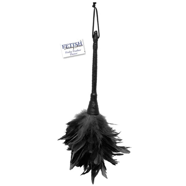 Anal Ff Frisky Feather Duster Black Pipedream