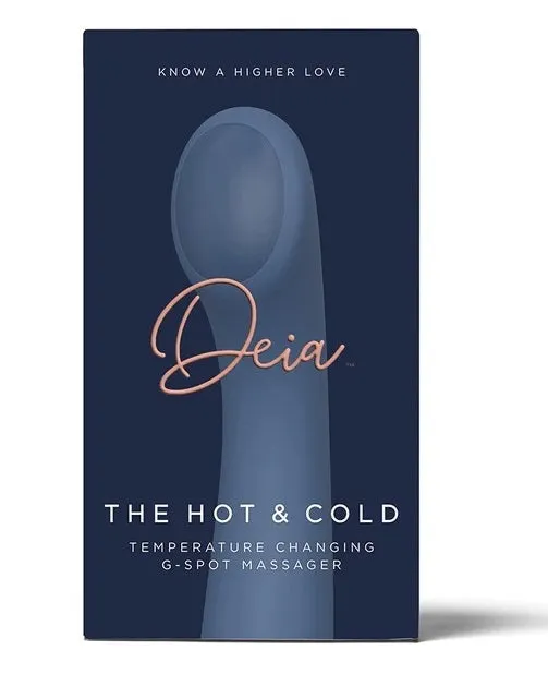 Beacon Wellness Brands Vibrators Deia The Hot Cold TemperatureChanging GSpot Massager Silicone Blue