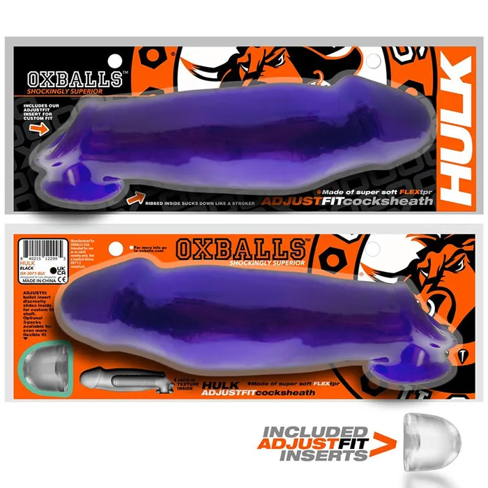 Blue Ox Designs Oxba Vibrators Oxballs Hulk Gargantic Cocksheath Eggpla