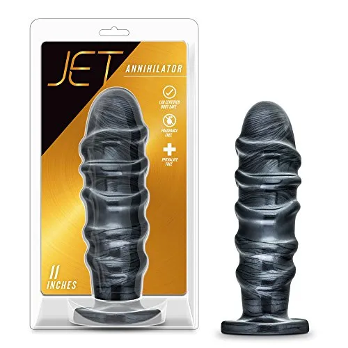 Blush Jet Annihilator Huge Butt Plug Extreme Advanced Large 11 Inch Adult Toy For Female Male Flared Suction Cup Adult T Blush Novelties Anal