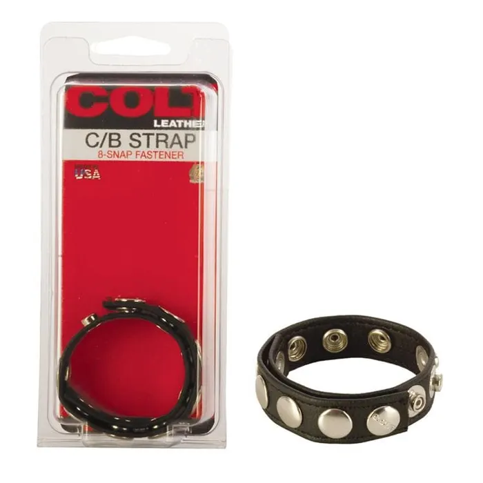 Calexotics COLT 8 Snap Fastener Leather CB Strap SD Variations Restraints
