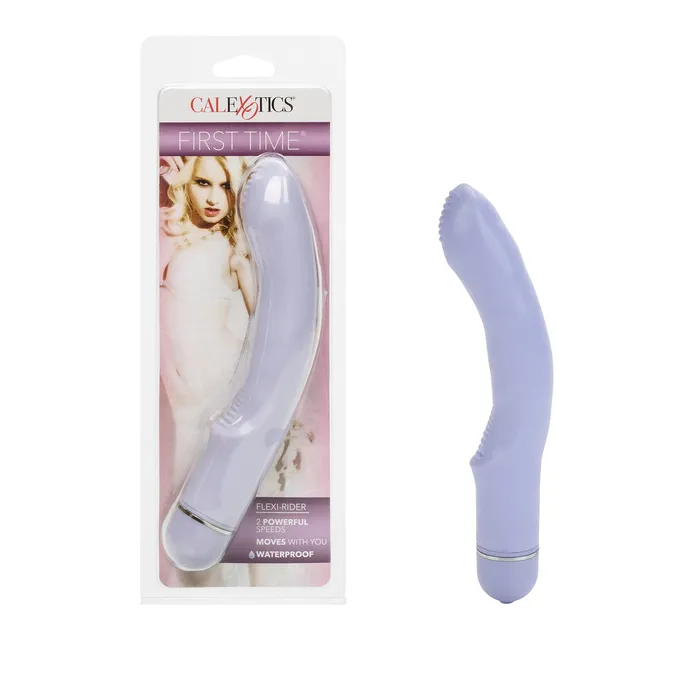 CalExotics Vibrators First Time Flexi Rider Purple