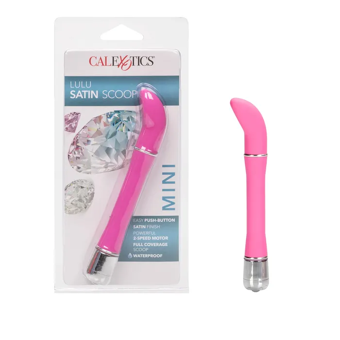 CalExotics Vibrators Lulu Satin Scoop Pink