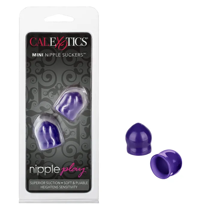 CalExotics Vibrators Nipple Play Mini Nipple Suckers Purple