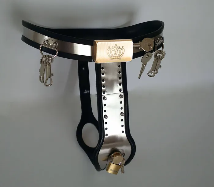 CHASTITY CAGE CO Anal Female Black Chastity Belt
