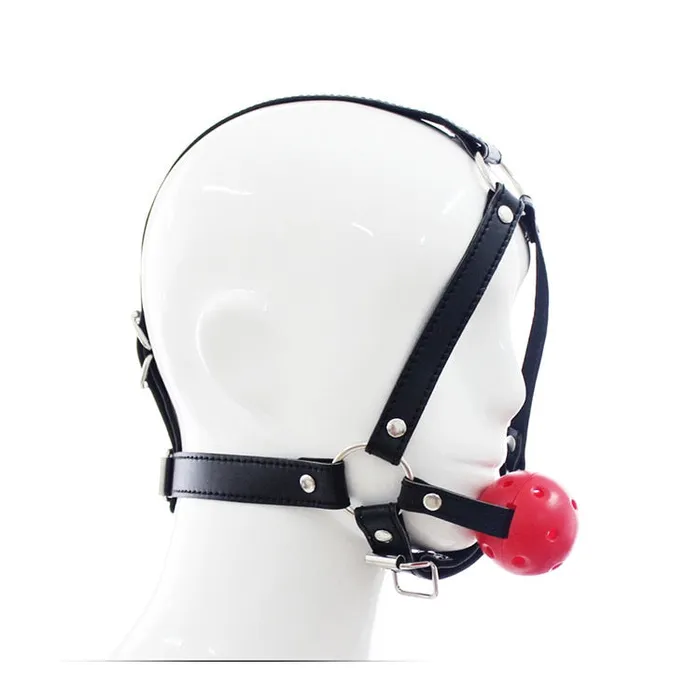 CHASTITY CAGE CO Restraints Mouth Gag Harness Leather Bondage