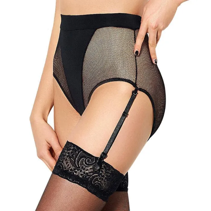 CHASTITY CAGE CO Vibrators Sissy Mila Mesh Garter Belt