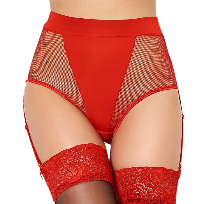 CHASTITY CAGE CO Vibrators Sissy Mila Mesh Garter Belt