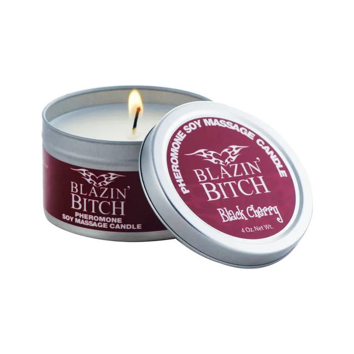Classic Erotica Anal Massage Candle W Pheromones Hot Af Black Cherry 4Oz