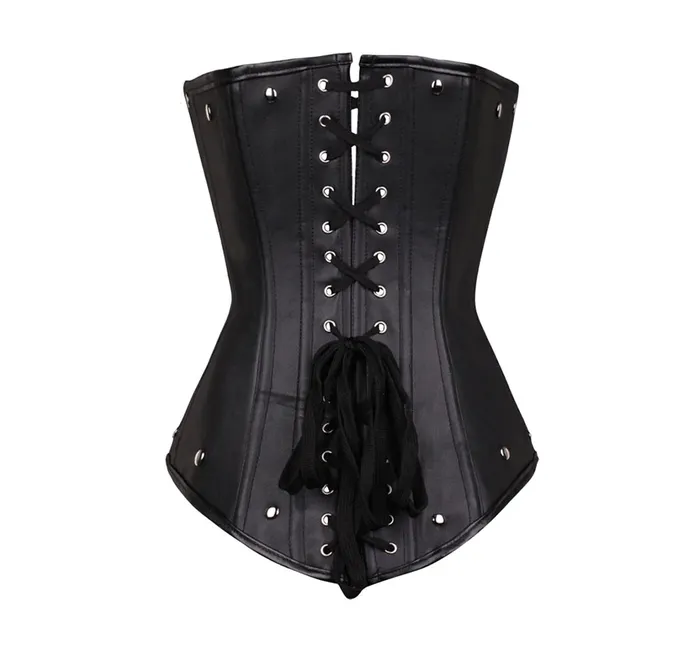 Corsets Black Red Under Bust Steel Boned Corset Sexy Punk Fetish Wear Women Bdsm House of Dasein Anal