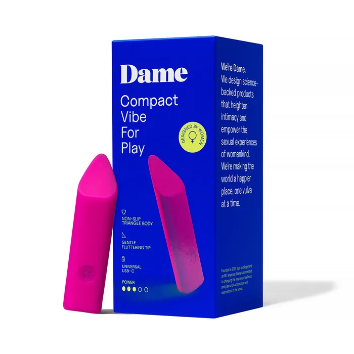 Dame Zig Lipstick Vibrator Pink Feelmore Vibrators